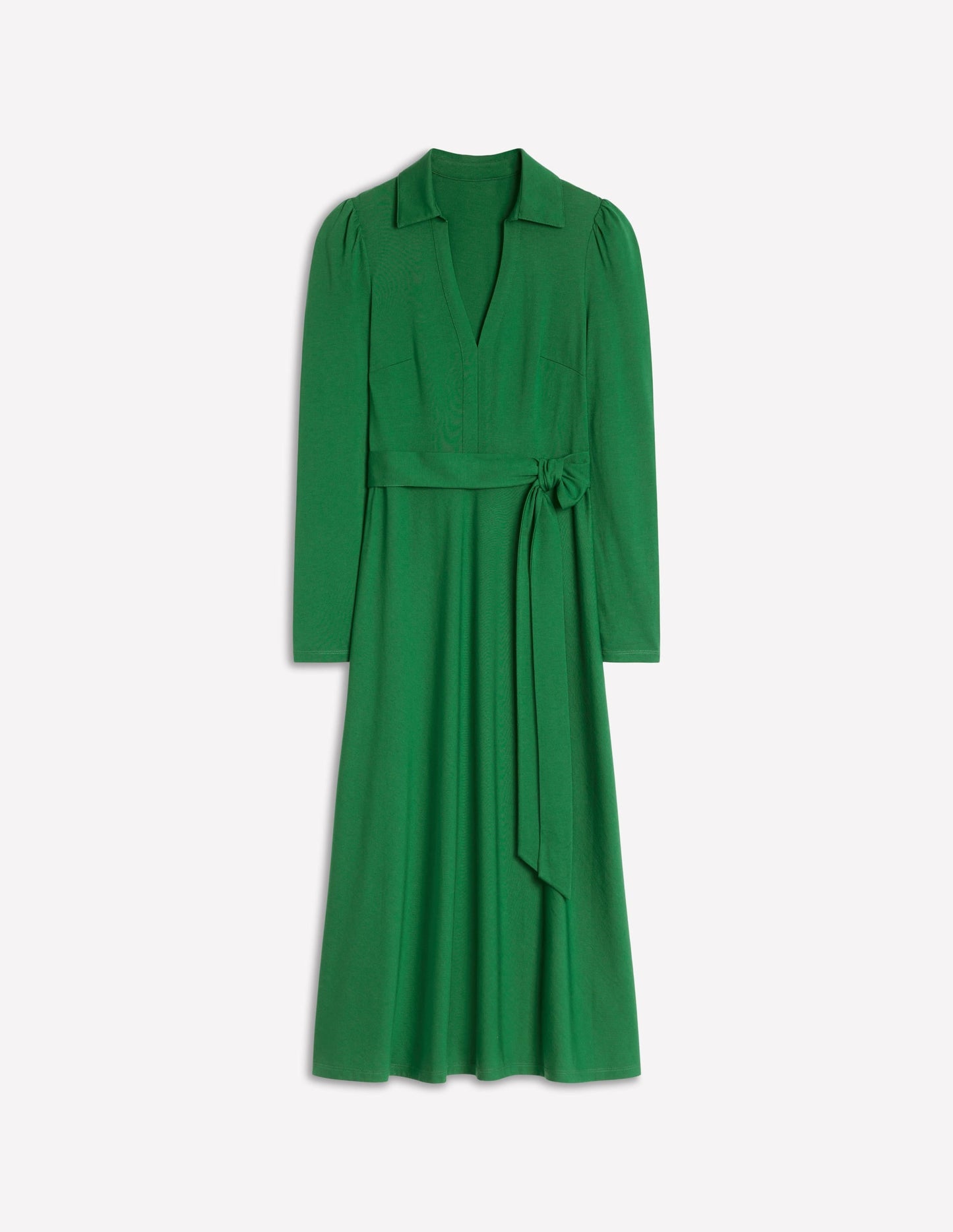 Imogen Collared Jersey Dress-Eden